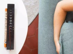 Porte Encens Kaya Lune - 26 x 4 x 3 cm - Encens et Méditation Naturelle -CHIN MUDRA Soldes porte encens kaya lune 170618876565b25fdd5f655