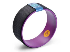Roue de Yoga Prune/Noir 32cm x 13cm - Accessoire de Yoga Professionnel