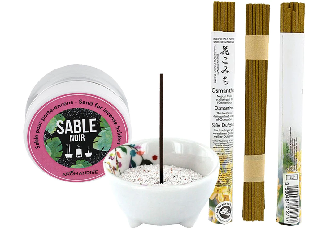 Sable Noir Kit - Encens et Résines Naturelles pour Méditation | Relaxation Profonde 1 Sable Noir Kit - Encens et Résines Naturelles pour Méditation | Relaxation Profonde