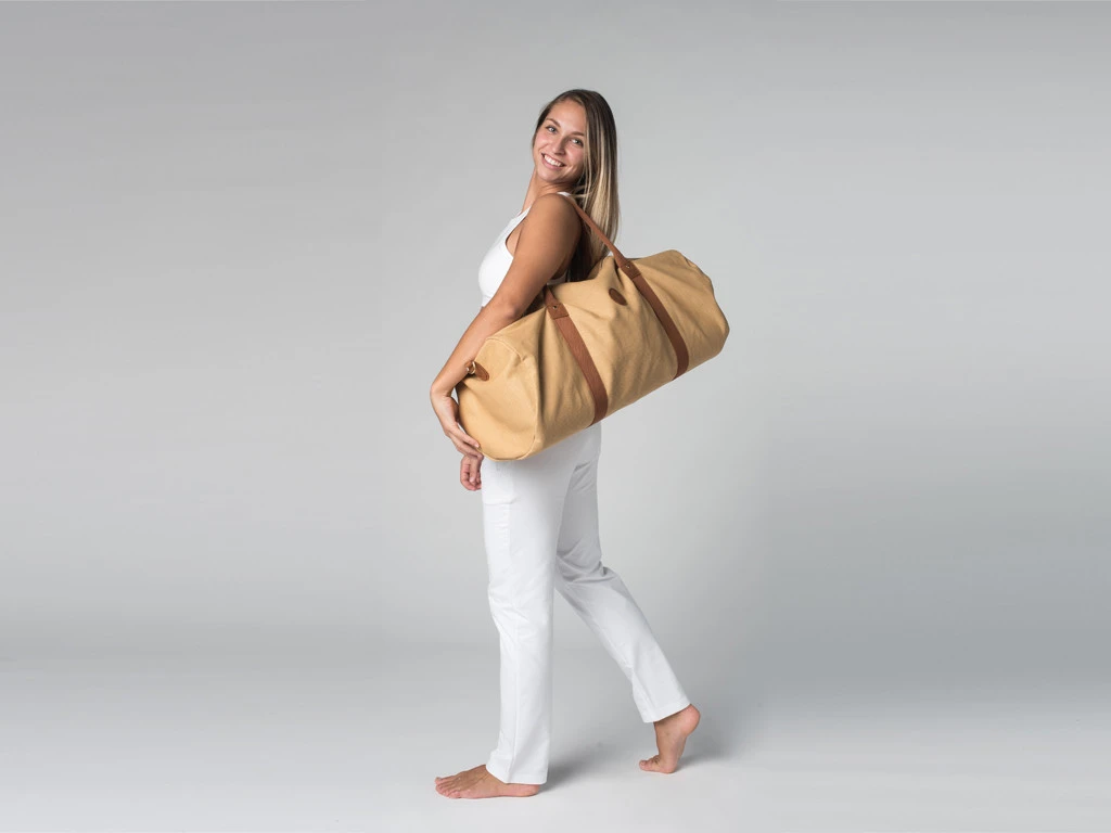 Sac à Tapis de Yoga en Coton Sable - 70cm x 30cm - Navy | Sacs à Tapis de Yoga 7 Sac à Tapis de Yoga en Coton Sable - 70cm x 30cm - Navy | Sacs à Tapis de Yoga – Image 7