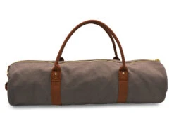 Sac à Tapis de Yoga en Coton Taupe 70cm x 20cm - Sac Navy Bag -CHIN MUDRA Soldes sac a tapis de yoga navy bag coton taupe 15718374125db055e48c1a9