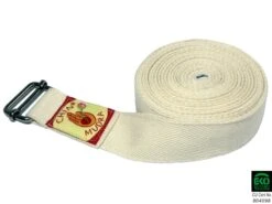 Sangle Traditionnelle 100% Coton Bio 3cm x 250cm - Accessoire de Yoga Écologique