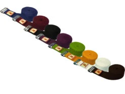 Sangles 100% Coton Bio - Boucle Rectangulaire Lot De 6 | Idéal pour Yoga et Associations