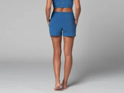 Short De Yoga Cool - Bio Bleu Bleu XS - 36 | Vêtements de Yoga Femme en Coton Bio -CHIN MUDRA Soldes short de yoga cool bio 1635846082618107c2af0fe