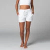 Short de Yoga Cool Bio Blanc XS 36 - Vêtements de Yoga Femme en Coton Bio