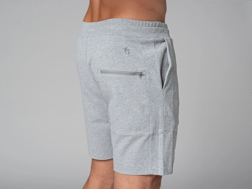 Short de Yoga Homme en Coton Bio - Gris Taille S (38/40) - Confort et Respirabilité 10 Short de Yoga Homme en Coton Bio - Gris Taille S (38/40) - Confort et Respirabilité – Image 10