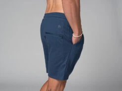 Short de Yoga pour Homme en Coton Bio - Bleu - Taille S (38/40) -CHIN MUDRA Soldes short de yoga homme coton bio 1635436662617ac876eef8d