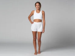Short Femme Traditionnel Iyengar en Coton Bio - Blanc Taille XS/36 -CHIN MUDRA Soldes short femme traditionnel iyengar bio 163584492061810338ad4f1