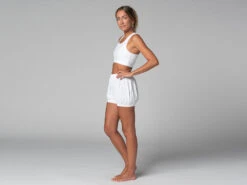 Short Femme Traditionnel Iyengar en Coton Bio - Blanc Taille XS/36 -CHIN MUDRA Soldes short femme traditionnel iyengar bio 16358449266181033ea0a48