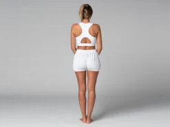 Short Femme Traditionnel Iyengar en Coton Bio - Blanc Taille XS/36 -CHIN MUDRA Soldes short femme traditionnel iyengar bio 16358449386181034a748b3