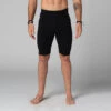 Short Homme Style Cycliste en Coton Bio Noir - Taille S (38/40) - Vêtements de Yoga -CHIN MUDRA Soldes short homme style cycliste coton bio 1635423414617a94b6c927c