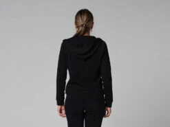 Sweat Capuche Femme Bio Noir XS - Vêtements de Yoga en Coton Écologique -CHIN MUDRA Soldes sweat capuche femme bio 16358431376180fc41daae3