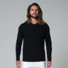 T-Shirt TAPAN 3 Boutons 100% Coton Bio Noir - Vêtements de Yoga Homme - Taille S (38/40) -CHIN MUDRA Soldes t shirt tapan 3 boutons 100 bio 16353404156179507fe0ba0