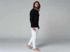 T-Shirt TAPAN 3 Boutons 100% Coton Bio Noir - Vêtements de Yoga Homme - Taille S (38/40) 14 T-Shirt TAPAN 3 Boutons 100% Coton Bio Noir - Vêtements de Yoga Homme - Taille S (38/40) -CHIN MUDRA Soldes t shirt tapan 3 boutons 100 bio 16353404476179509f32d62