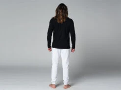 T-Shirt TAPAN 3 Boutons 100% Coton Bio Noir - Vêtements de Yoga Homme - Taille S (38/40) 15 T-Shirt TAPAN 3 Boutons 100% Coton Bio Noir - Vêtements de Yoga Homme - Taille S (38/40) -CHIN MUDRA Soldes t shirt tapan 3 boutons 100 bio 1635340453617950a50a487