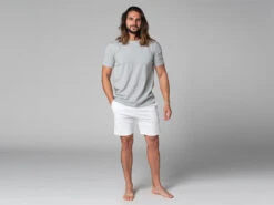 T-Shirt Tapan Manches Courtes 100% Coton Bio Gris Homme - Taille S (38/40) -CHIN MUDRA Soldes t shirt tapan manches courtes 100 bio 1635410343617a61a7be46c