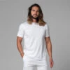 T-Shirt Tapan Manches Courtes 100% Coton Bio Blanc - Homme - Taille S (38/40) - Vêtements de Yoga -CHIN MUDRA Soldes t shirt tapan manches courtes 100 bio 1635410525617a625d58406