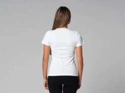 T-Shirt TARA M/C Col Large 100% Coton Bio - Blanc - XS (36) - Vêtements de Yoga Femme -CHIN MUDRA Soldes t shirt tara m c col large 100 bio 16352541466177ff82815e4