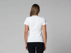 T-Shirt TARA M/C Ras Du Cou - Bio Blanc Blanc XS - 36 | Vêtements de Yoga Femme en Coton Bio -CHIN MUDRA Soldes t shirt tara m c ras du cou bio 163525584561780625c1607