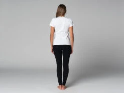 T-Shirt TARA M/C Ras Du Cou - Bio Blanc Blanc XS - 36 | Vêtements de Yoga Femme en Coton Bio -CHIN MUDRA Soldes t shirt tara m c ras du cou bio 16352558626178063627969
