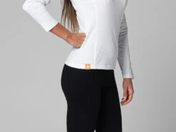 T-Shirt Tara M/L Col Large 100% Coton Bio - Blanc - XS-36 - Vêtements de Yoga Femme -CHIN MUDRA Soldes t shirt tara m l col large 100 bio 1635258377617810090b8d0