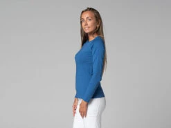 T-Shirt Tara M/L Ras Du Cou Bio Bleu Bleu XS - 36 | Vêtements de Yoga Femme en Coton Bio 12 T-Shirt Tara M/L Ras Du Cou Bio Bleu Bleu XS - 36 | Vêtements de Yoga Femme en Coton Bio -CHIN MUDRA Soldes t shirt tara m l ras du cou bio 163526163161781cbf48aaf