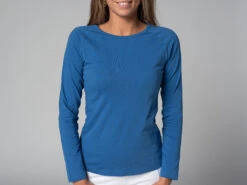 T-Shirt Tara M/L Ras Du Cou Bio Bleu Bleu XS - 36 | Vêtements de Yoga Femme en Coton Bio 14 T-Shirt Tara M/L Ras Du Cou Bio Bleu Bleu XS - 36 | Vêtements de Yoga Femme en Coton Bio -CHIN MUDRA Soldes t shirt tara m l ras du cou bio 163526164261781cca7b604