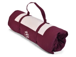 Tapis de Méditation Prune/Ecru Centaure - Kit Yoga Écologique et Confortable -CHIN MUDRA Soldes tapis de meditation 1700745026655f4f4274717