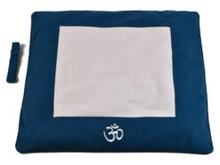 Kit Tapis De Méditation Bleu/Ecru Centaure - Ensemble Yoga Haut de Gamme -CHIN MUDRA Soldes tapis de meditation 1700745187655f4fe31c448