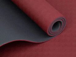 Tapis De Yoga Eco-Terre Bordeaux 183x60 cm - Écologique et Confortable -CHIN MUDRA Soldes tapis de yoga eco terre 183 cm x 60 cm x 6 mm 167343980563beaa3d0a39d