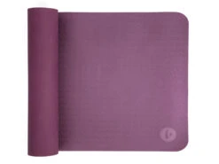 Tapis de Yoga Eco-Terre 183x60 cm 6 mm Violet - Écologique et Confortable