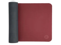 Tapis De Yoga Eco-Terre Bordeaux 183x60 cm - Écologique et Confortable