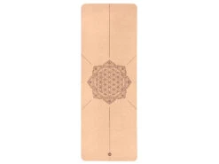 Tapis de Yoga en Liège FLEUR DE VIE - 185 x 66 cm - Écologique et Antidérapant -CHIN MUDRA Soldes tapis de yoga en liege fleur de vie 163793828261a0f46ab3caa