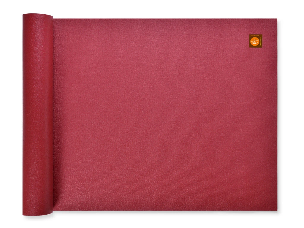 Tapis de Yoga Extra Large Bordeaux Écologique - 183cm/220cm x 80cm x 4.5mm 1 Tapis de Yoga Extra Large Bordeaux Écologique - 183cm/220cm x 80cm x 4.5mm