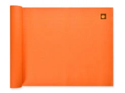 Tapis de Yoga Extra Large 183cm/220cm x 80cm x 4.5mm - Orange Safran | Confort et Stabilité