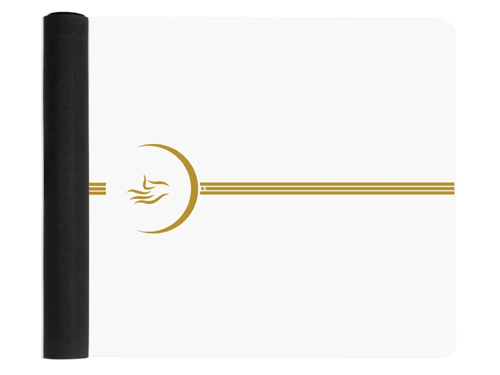 Tapis De Yoga Shiva Moon Blanc - Écologique et Antidérapant 1 Tapis De Yoga Shiva Moon Blanc - Écologique et Antidérapant