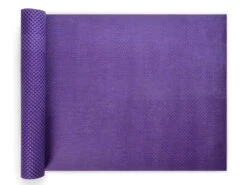 Tapis de Yoga Eco-Latex 100% Pur et Chanvre Prune - Confort et Durabilité
