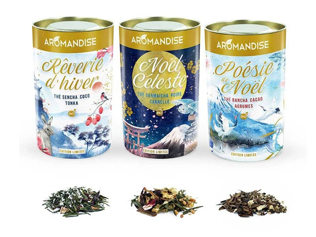 Coffret Thé Japonais De Noel Cepheus - Kit Yoga et Détente - Idée Cadeau Originale 2 Coffret Thé Japonais De Noel Cepheus - Kit Yoga et Détente - Idée Cadeau Originale – Image 2