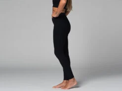 Yoga Legging avec Poche - Bio Noir - Taille XS (36) | Coton Bio Confortable -CHIN MUDRA Soldes yoga legging pocket bio 16358487196181120f2add6