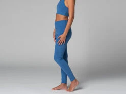 Yoga Legging avec Poche - Bio Bleu - Taille XS 36 - Coton Biologique pour Femme -CHIN MUDRA Soldes yoga legging pocket bio 1635849384618114a860da7