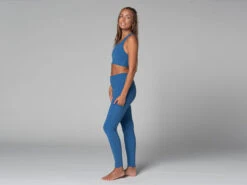 Yoga Legging avec Poche - Bio Bleu - Taille XS 36 - Coton Biologique pour Femme -CHIN MUDRA Soldes yoga legging pocket bio 1635849466618114fa5bfc2