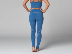 Yoga Legging Sport Bio Bleu Bleu XS 36 - Confort et Élasticité pour Votre Pratique de Yoga -CHIN MUDRA Soldes yoga legging sport bio 1635850158618117ae00ba0