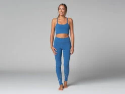 Yoga Legging Sport Bio Bleu Bleu XS 36 - Confort et Élasticité pour Votre Pratique de Yoga -CHIN MUDRA Soldes yoga legging sport bio 1635850172618117bca0ff3