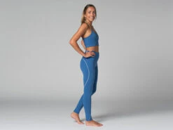 Yoga Legging Sport Bio Bleu Bleu XS 36 - Confort et Élasticité pour Votre Pratique de Yoga -CHIN MUDRA Soldes yoga legging sport bio 1635850179618117c394833