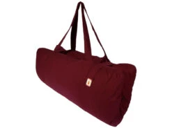 Zabuton Transportable 100% Coton Bio Bordeaux Uni - Coussins de Méditation Confortables