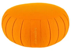 Zafu Confort 100% Coton Bio - Kapok Orange Safran - Les Presque Parfaits pour Yoga