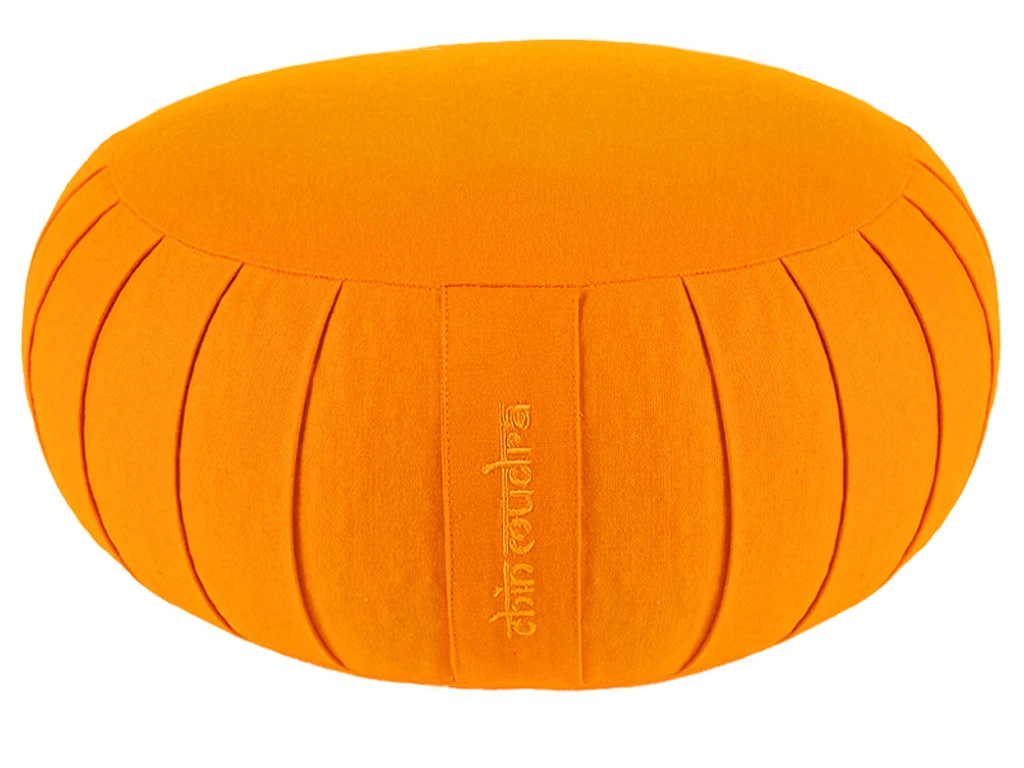 Zafu Confort 100% Coton Bio - Kapok Orange Safran - Les Presque Parfaits pour Yoga 1 Zafu Confort 100% Coton Bio - Kapok Orange Safran - Les Presque Parfaits pour Yoga