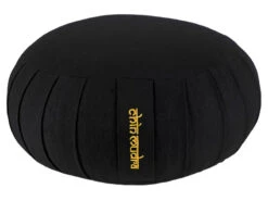 Zafu Standard 100% Coton Bio - Epeautre Noir | Coussins de Méditation Écologiques