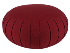 Zafu Standard 100% Coton Bio - Epeautre Bordeaux - Les Presque Parfaits pour Yoga