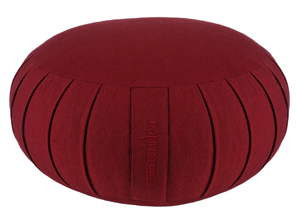 Zafu Standard 100% Coton Bio - Epeautre Bordeaux - Les Presque Parfaits pour Yoga 1 Zafu Standard 100% Coton Bio - Epeautre Bordeaux - Les Presque Parfaits pour Yoga